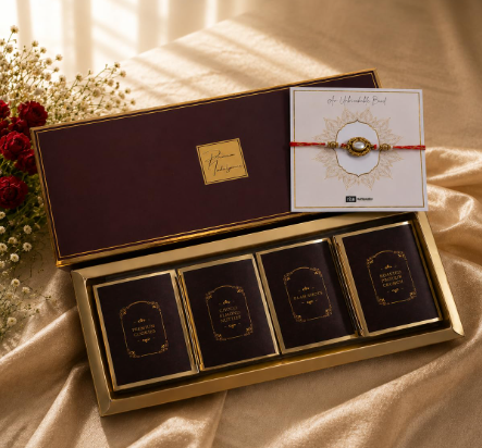 Luxury Rakhi Brown Hamper for Brother