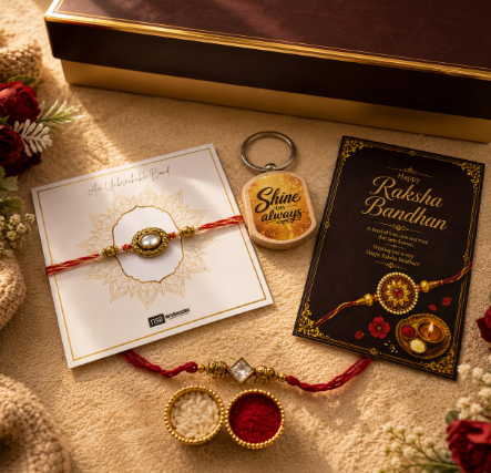 Luxury Rakhi Brown Hamper for Brother