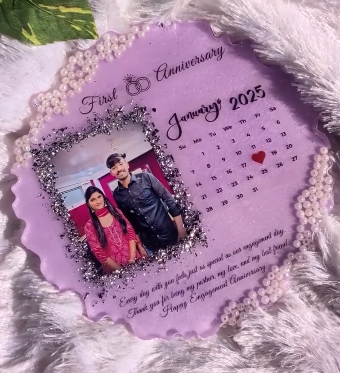 Our Special Day ❤️
Personalized Calendar Resin Art