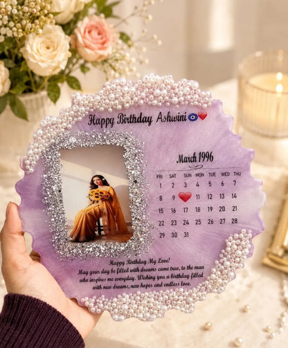 Our Special Day ❤️
Personalized Calendar Resin Art