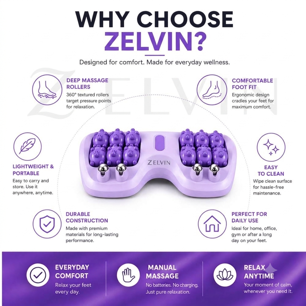 ZELVIN™ FOOT MASSAGE ROLLER