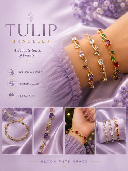 ZELVIN™ FOREVER BLOOM TULIP BRACELET 🌷